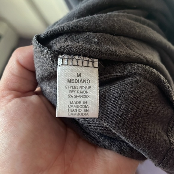 Zenana Outfitters Vintage Y2K Gray Strapless Top - Picture 3 of 3